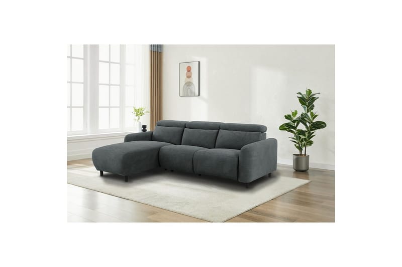 Skaane Reclinersofa 3-seter - Grå - Møbler - Sofaer - Reclinersofaer