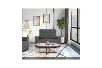 Sofa 2-seter Southbrook Antrasitt, Stoff/tre/metall, Elektrisk recliner - Antrasitt, Stoff/tre/metall, Elektrisk recliner - Møbler - Sofaer - Reclinersofaer