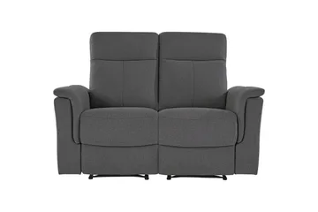 Sofa 2-seter Southbrook Antrasitt, Stoff/tre/metall, Elektrisk recliner - Antrasitt, Stoff/tre/metall, Elektrisk recliner - Møbler - Sofaer - Reclinersofaer