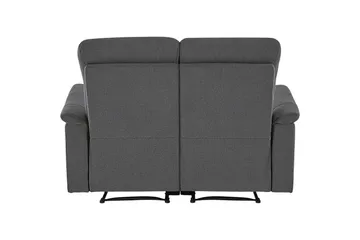 Sofa 2-seter Southbrook Antrasitt, Stoff/tre/metall, Manuell hvilestol - Antrasitt, Stoff/tre/metall, Manuell hvilestol - Møbler - Sofaer - Reclinersofaer