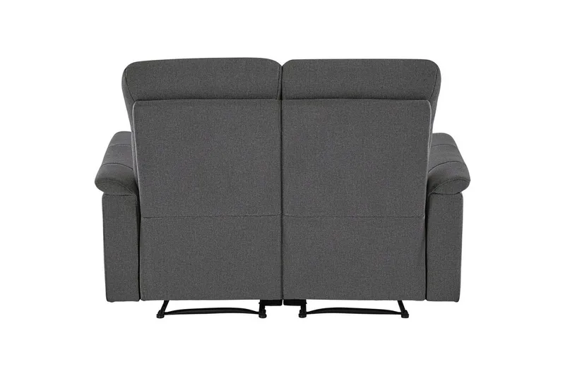 Sofa 2-seter Southbrook Antrasitt, Stoff/tre/metall, Manuell hvilestol - Antrasitt, Stoff/tre/metall, Manuell hvilestol - Møbler - Sofaer - Reclinersofaer
