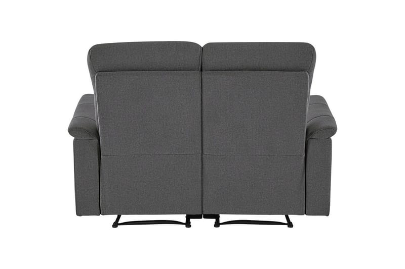 Sofa 2-seter Southbrook Antrasitt, Stoff/tre/metall, Manuell hvilestol - Antrasitt, Stoff/tre/metall, Manuell hvilestol - Møbler - Sofaer - Reclinersofaer
