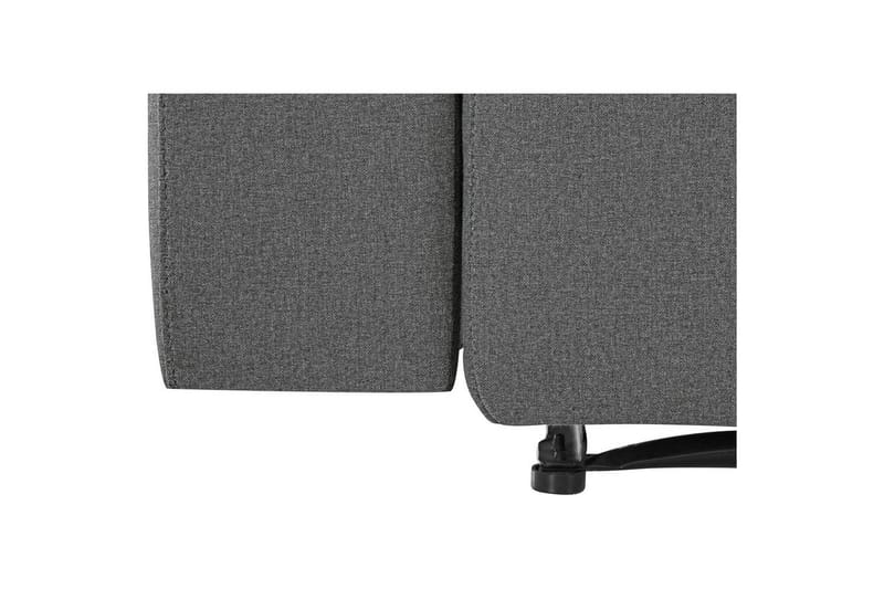 Sofa 2-seter Southbrook Antrasitt, Stoff/tre/metall, Manuell hvilestol - Antrasitt, Stoff/tre/metall, Manuell hvilestol - Møbler - Sofaer - Reclinersofaer