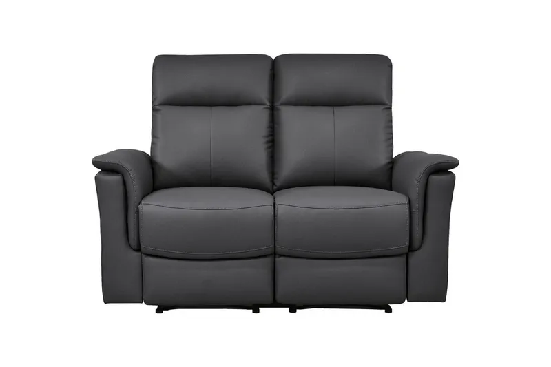 Sofa 2-seter Southbrook Grå, PU/tre/metall, Elektrisk recliner - Grå, PU/tre/metall, Elektrisk recliner - Møbler - Sofaer - Reclinersofaer