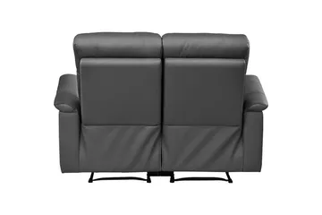 Sofa 2-seter Southbrook Grå, PU/tre/metall, Elektrisk recliner - Grå, PU/tre/metall, Elektrisk recliner - Møbler - Sofaer - Reclinersofaer