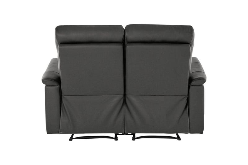 Sofa 2-seter Southbrook Grå, PU/tre/metall, Manuell hvilestol - Grå, PU/tre/metall, Manuell hvilestol - Møbler - Sofaer - Reclinersofaer