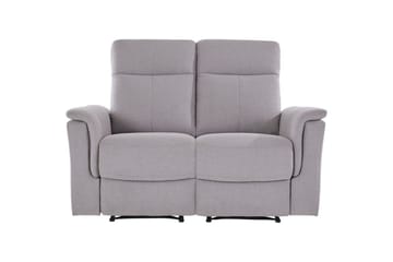 Sofa 2-seter Southbrook Lys grå, Stoff/tre/metall, Elektrisk recliner - Lys grå, Stoff/tre/metall, Elektrisk recliner - Møbler - Sofaer - Reclinersofaer