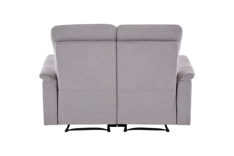 Sofa 2-seter Southbrook Lys grå, Stoff/tre/metall, Elektrisk recliner - Lys grå, Stoff/tre/metall, Elektrisk recliner - Møbler - Sofaer - Reclinersofaer