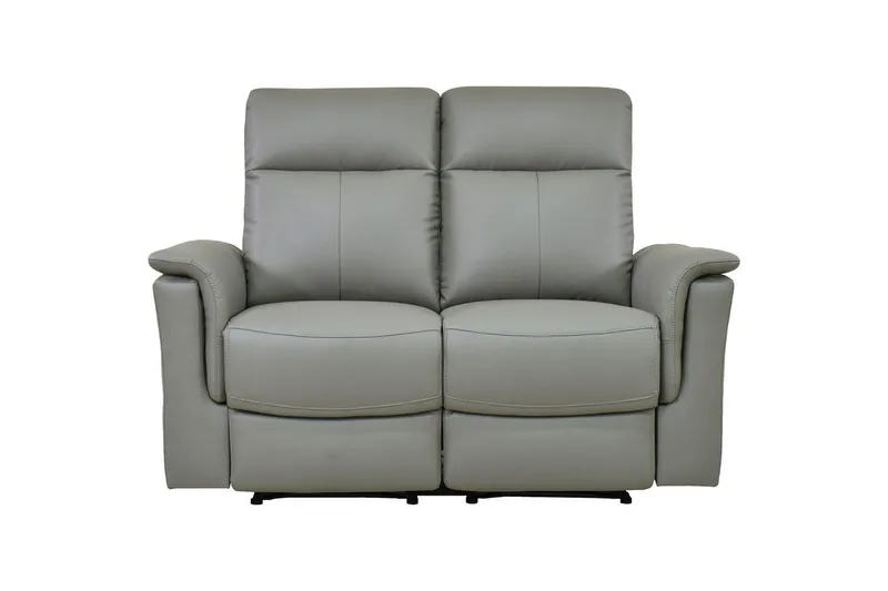 Sofa 2-seter Southbrook Lys grå, PU/tre/metall, Elektrisk recliner, Lys grå, PU/tre/metall, Elektrisk recliner