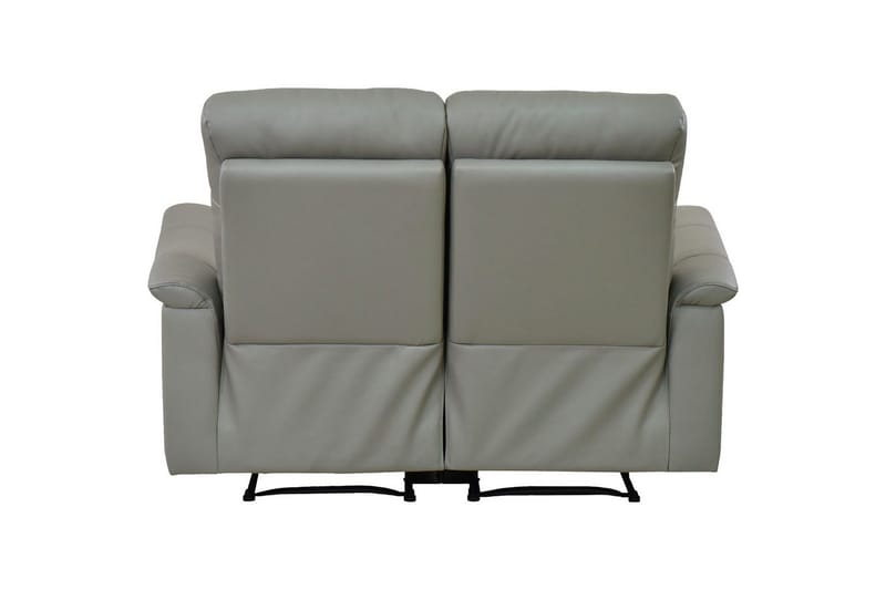Sofa 2-seter Southbrook Lys grå, PU/tre/metall, Elektrisk recliner - Lys grå, PU/tre/metall, Elektrisk recliner - Møbler - Sofaer - Reclinersofaer