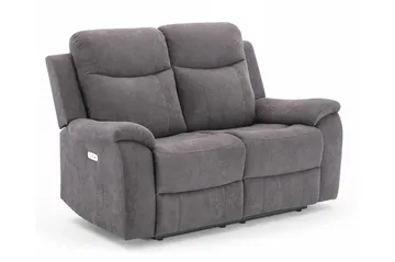 Sofa Milo 2-seter - Grå - Møbler - Sofaer - Reclinersofaer