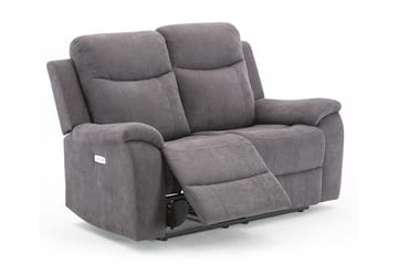 Sofa Milo 2-seter - Grå - Møbler - Sofaer - Reclinersofaer