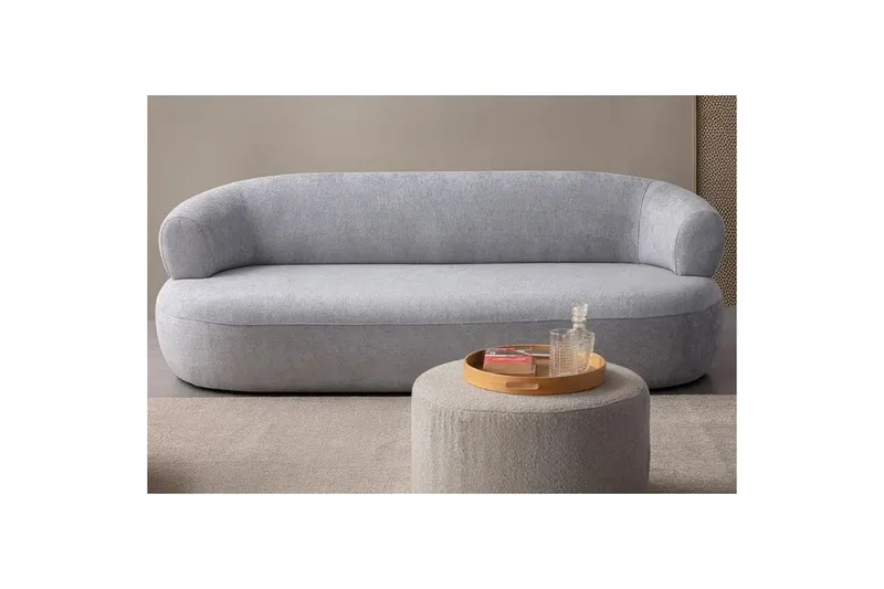 Kollumber Sofa 3-seter - Grå - Møbler - Sofaer - 3 seter sofa