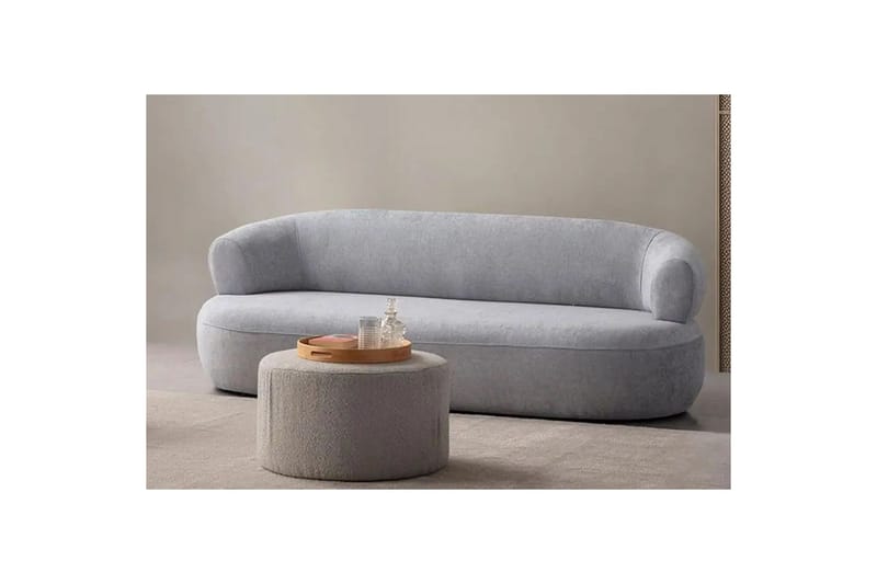 Kollumber Sofa 3-seter - Grå - Møbler - Sofaer - 3 seter sofa