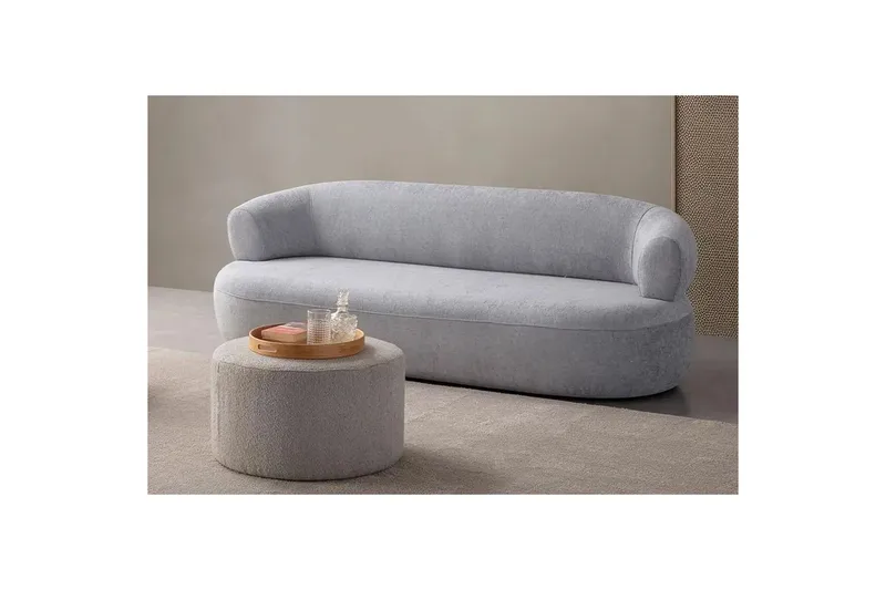 Kollumber Sofa 3-seter - Grå - Møbler - Sofaer - 3 seter sofa