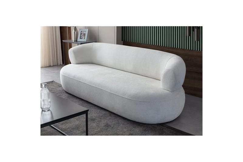 Kollumber Sofa 3-seter - Hvit - Møbler - Sofaer - 3 seter sofa