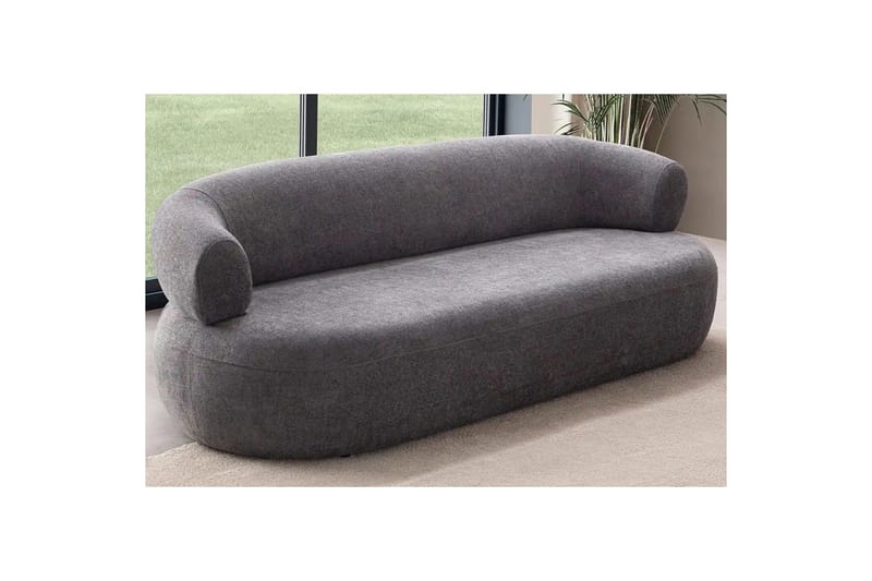 Kollumber Sofa 3-seter - Mørkgrå - Møbler - Sofaer - 3 seter sofa