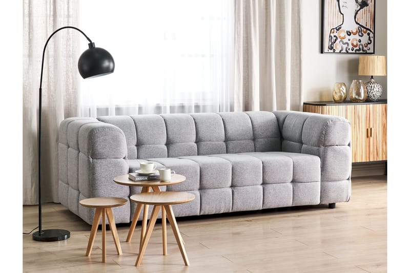 Landsro Sofa 3-seter - Grå - Møbler - Sofaer - 3 seter sofa
