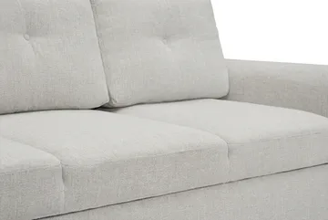 Leia 3-seters Sovesofa i Stoff - Beige - Møbler - Sofaer - Sovesofaer - 3 seters sovesofa