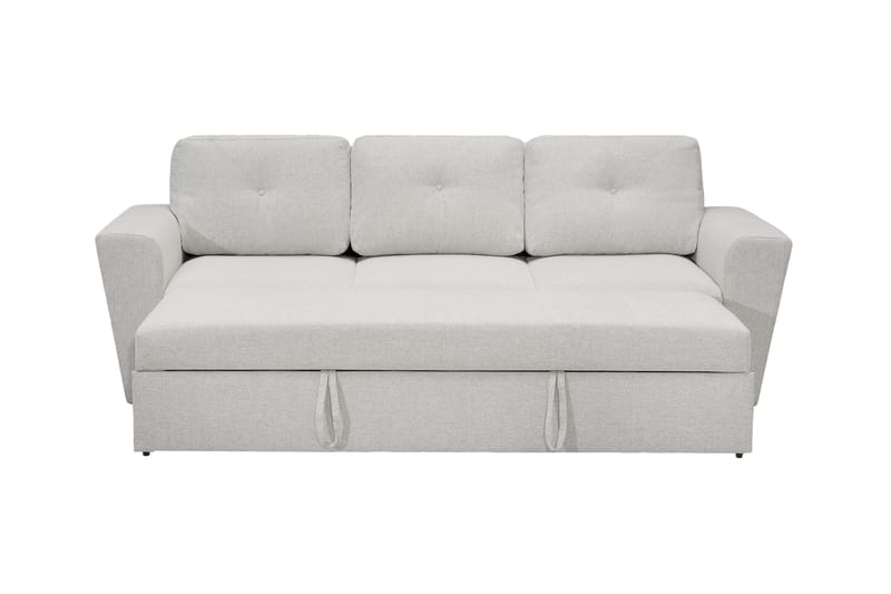 Leia 3-seters Sovesofa i Stoff - Beige - Møbler - Sofaer - Sovesofaer - 3 seters sovesofa
