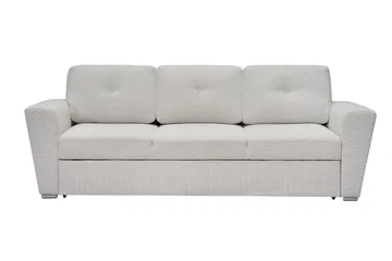 Leia 3-seters Sovesofa i Stoff - Beige - Møbler - Sofaer - Sovesofaer - 3 seters sovesofa