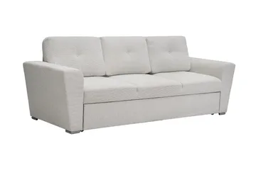 Leia 3-seters Sovesofa i Stoff - Beige - Møbler - Sofaer - Sovesofaer - 3 seters sovesofa