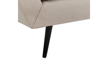 Lenvik Sofa 3-seter - Beige/Svart - Møbler - Sofaer - Fløyelssofaer