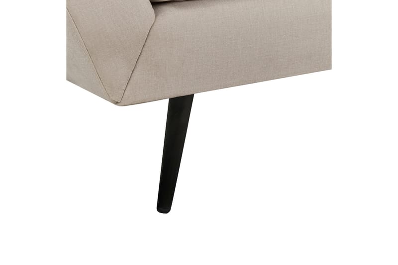 Lenvik Sofa 3-seter - Beige/Svart - Møbler - Sofaer - Fløyelssofaer