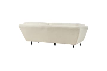Lenvik Sofa 3-seter - Svart/Hvit - Møbler - Sofaer - 3 seter sofa
