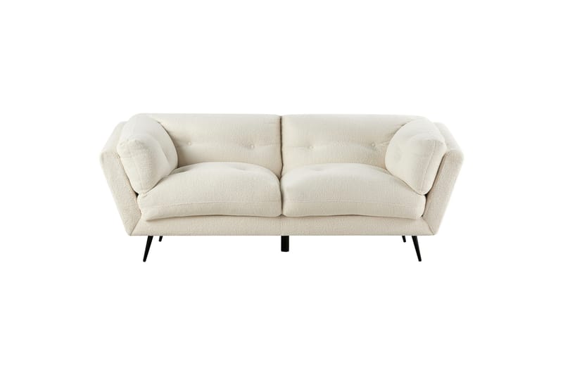 Lenvik Sofa 3-seter, Svart/Hvit
