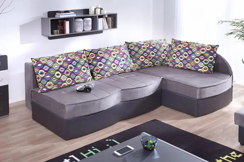 Lido Hjørnesovesofa 202x145x86 cm - Møbler - Sofaer - Skinnsofaer