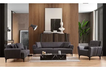 Lilesville 3-seter Sofa - Mørkegrå - Møbler - Sofaer - 2 seter sofa