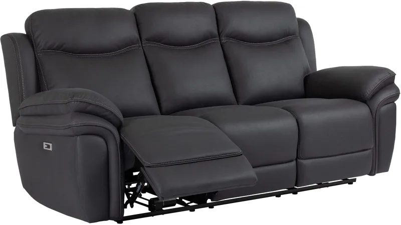 Livaro reclinersofa 3-seters elektrisk, Svart