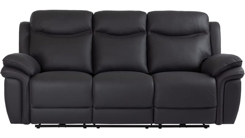 Livaro reclinersofa 3-seters elektrisk - Svart - Møbler - Sofaer - Reclinersofaer