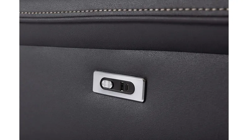 Livaro reclinersofa 3-seters elektrisk - Svart - Møbler - Sofaer - Reclinersofaer