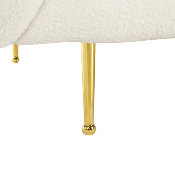 Loen 3-seter Buet Sofa i Bouclé - Offwhite - Møbler - Sofaer - 3 seter sofa
