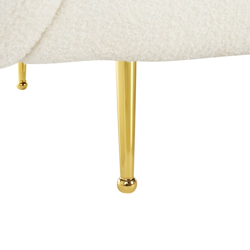 Loen 3-seter Buet Sofa i Bouclé - Offwhite - Møbler - Sofaer - 3 seter sofa