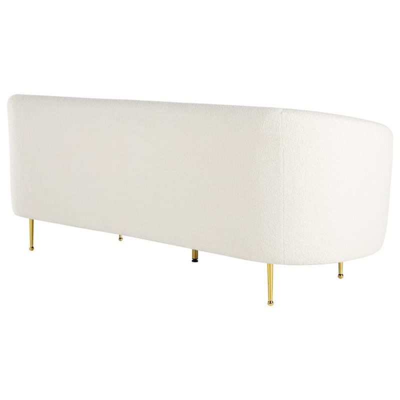 Loen 3-seter Buet Sofa i Bouclé - Offwhite - Møbler - Sofaer - 3 seter sofa