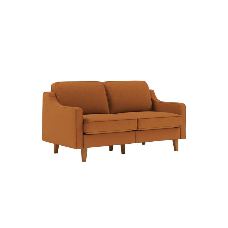 Lorvas 2-seters sofa - Brun/Lysebrun - Møbler - Sofaer - Fløyelssofaer