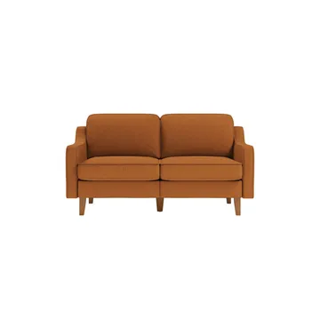 Lorvas 2-seters sofa - Brun/Lysebrun - Møbler - Sofaer - Fløyelssofaer