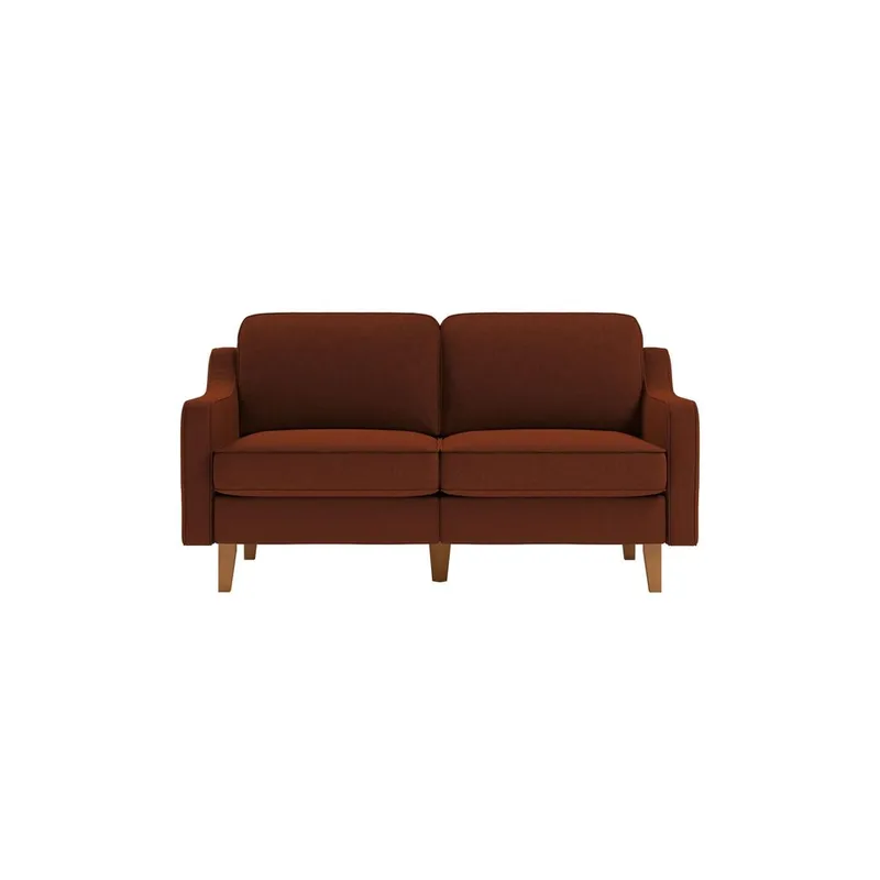 Lorvas 2-seters sofa - Brun/Rosa - Møbler - Sofaer - Fløyelssofaer