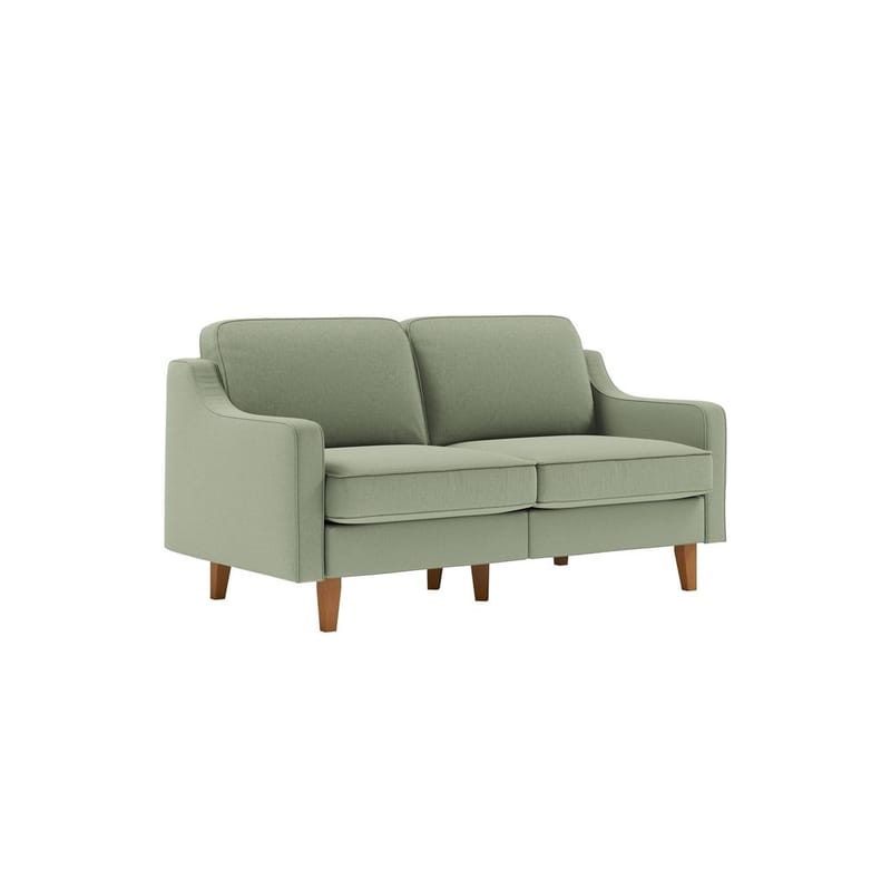 Lorvas 2-seters sofa, Mintgrønn/Brun