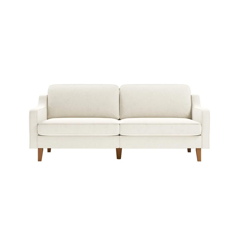 Lorvas 3-seters sofa - Elfenben - Møbler - Sofaer - Fløyelssofaer
