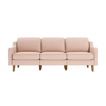 Lorvas 3-seters sofa - Lyserød - Møbler - Sofaer - Fløyelssofaer
