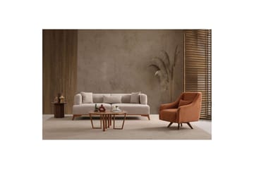 Malkiat Sofa 3-seter - Beige - Møbler - Sofaer - 3 seter sofa