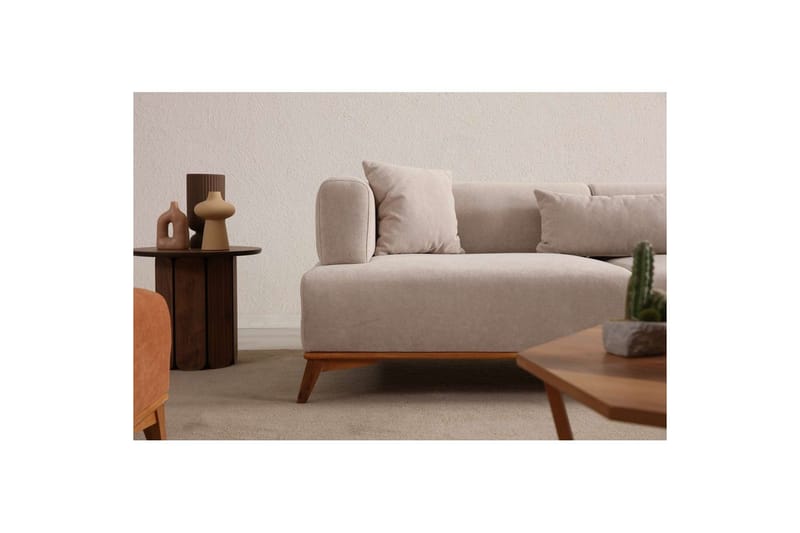 Malkiat Sofa 3-seter - Beige - Møbler - Sofaer - 3 seter sofa