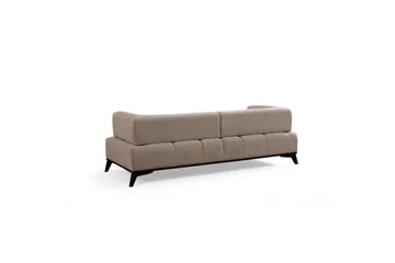 Malkiat Sofa 3-seter - Beige/Svart - Møbler - Sofaer - 3 seter sofa