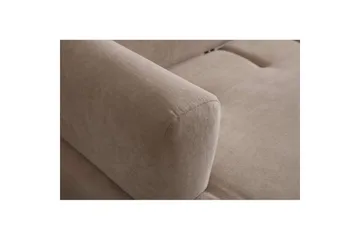 Malkiat Sofa 3-seter - Beige/Svart - Møbler - Sofaer - 3 seter sofa