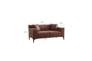 Malpani Sofa 2-sits - Cognac - Møbler - Sofaer - 2 seter sofa