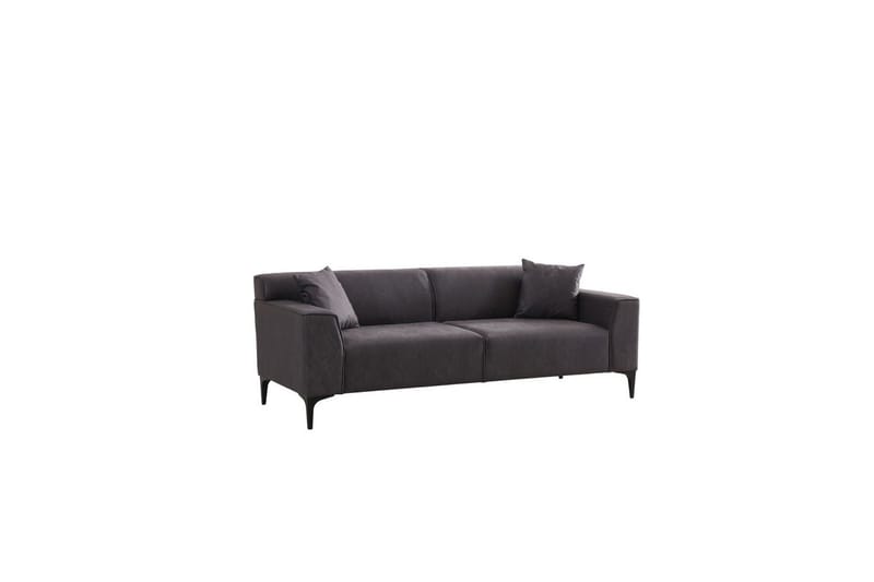 Malpani Sofa 3-sits - Antrasitt - Møbler - Sofaer - 3 seter sofa